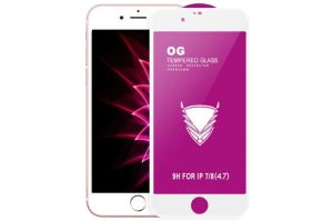 Противоударное стекло OG Tempered Glass для дисплея Apple iPhone 7 Plus, 8 Plus 9H тех.уп.белый)