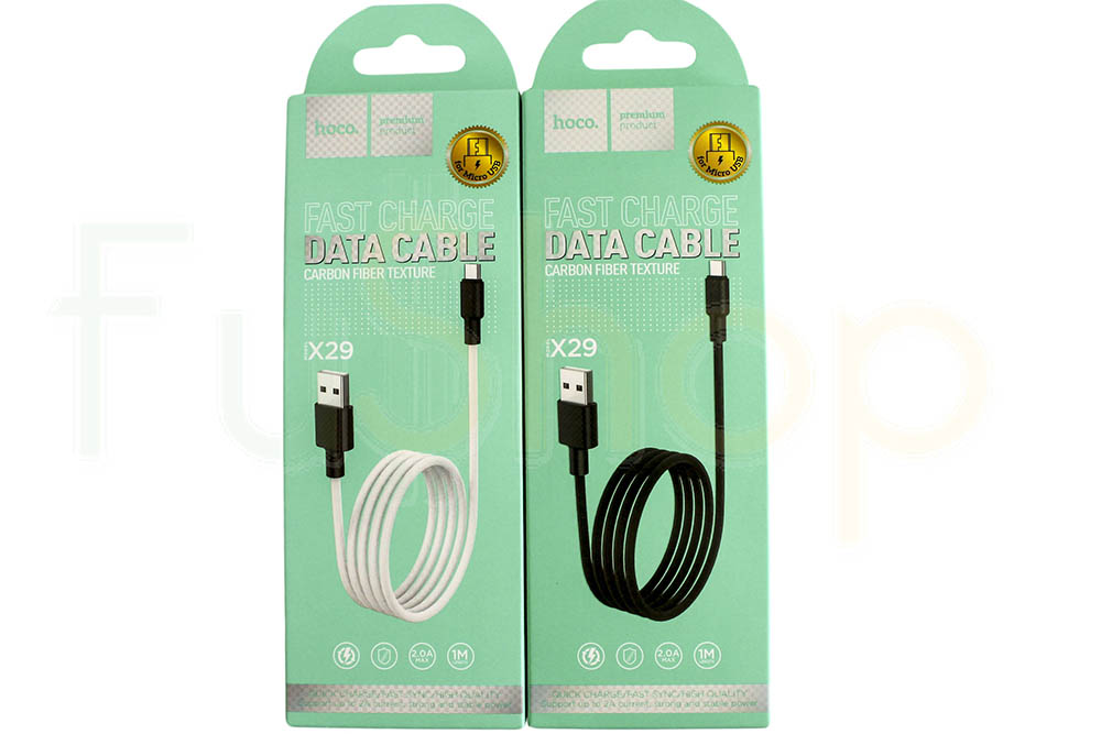 Кабель USB - MicroUSB HOCO X29 Superior style, 1м (белый)