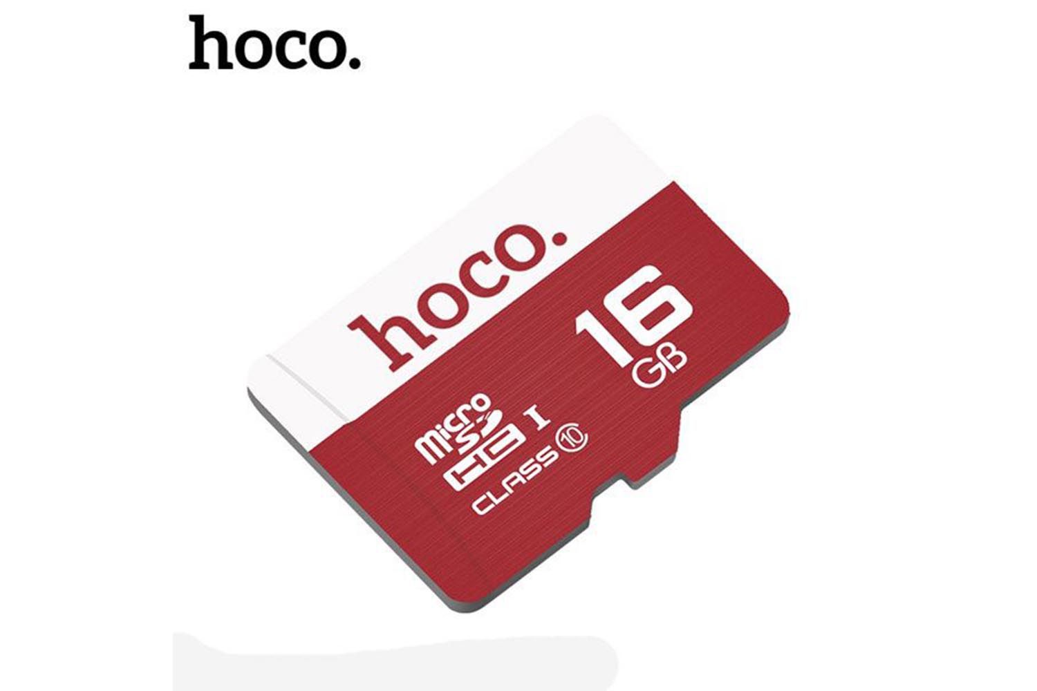 Карта памяти Micro HOCO SDHC TF High Speed Memory 16GB (красный)