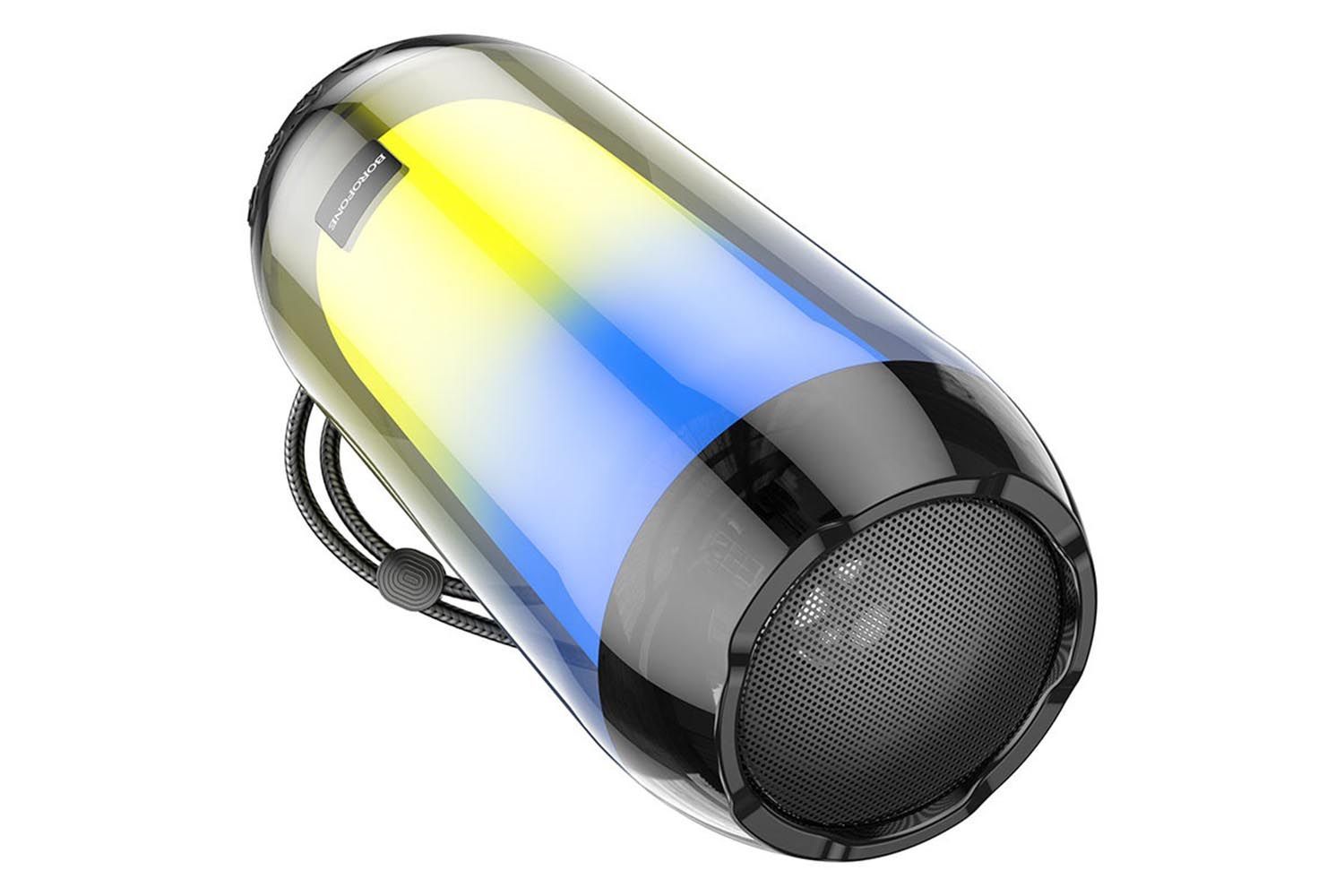 Беспроводная портативная колонка Borofone BR25 Crazy sound colorful luminous BT speaker (черный)
