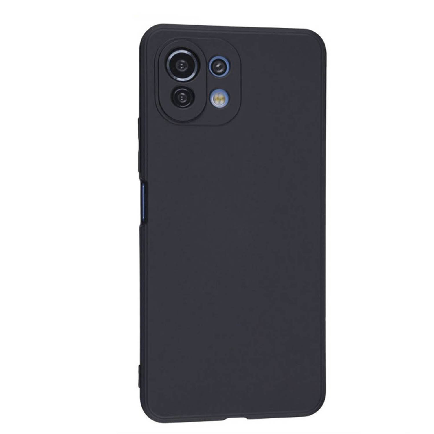 Силиконовый чехол FASHION CASE Xiaomi Mi 11 Lite (черный)