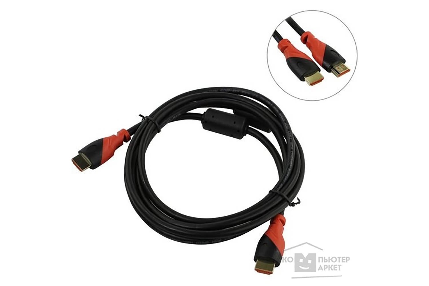 Кабель HDMI-19M --- HDMI-19M ver 2.0 4K*60Hz, 2m 2F Telecom Pro TCG220F-2M