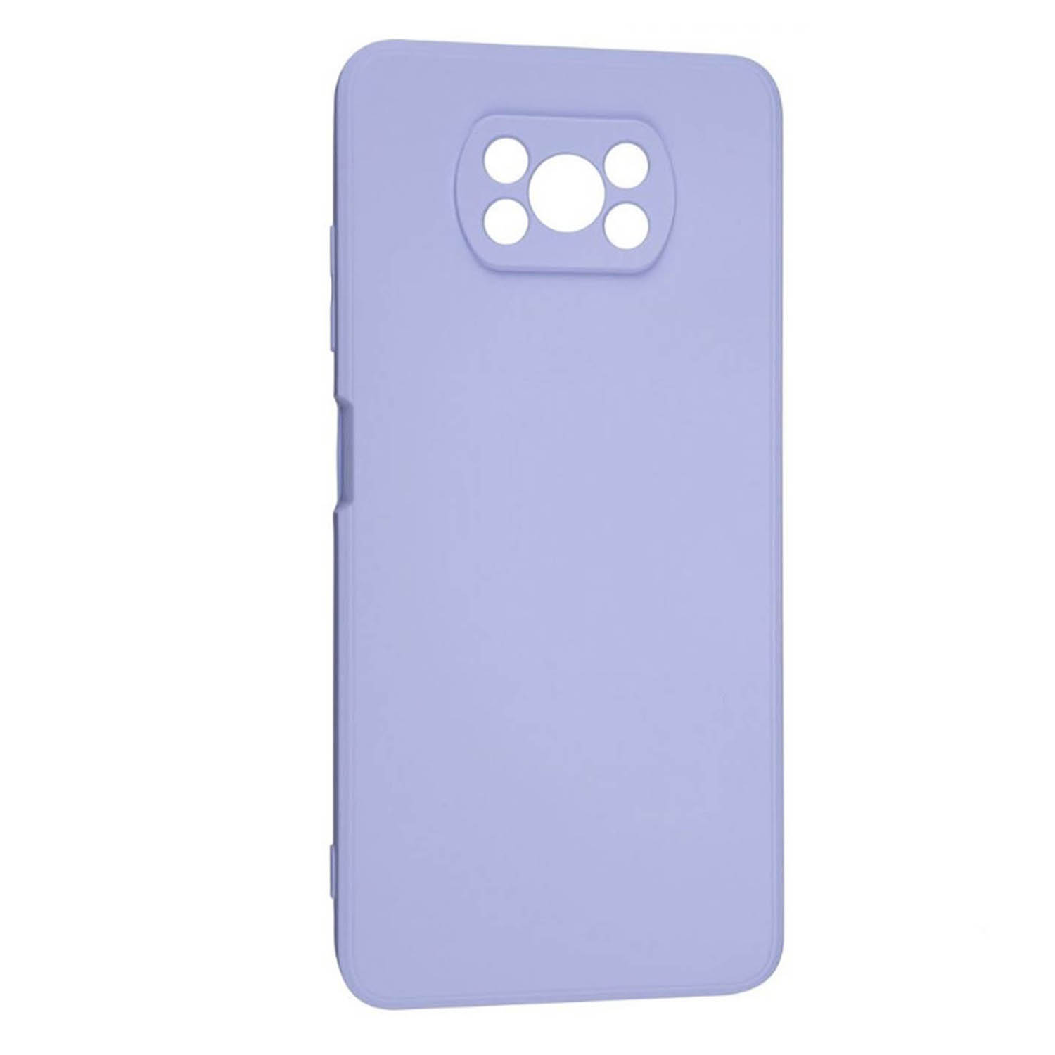 Силиконовый чехол FASHION CASE Xiaomi POCO X3 (сиреневый)