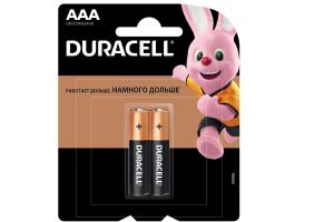 Элемент питания DURACELL LR03 AAA BL2 BASIC CN (цена указана за один элемент)