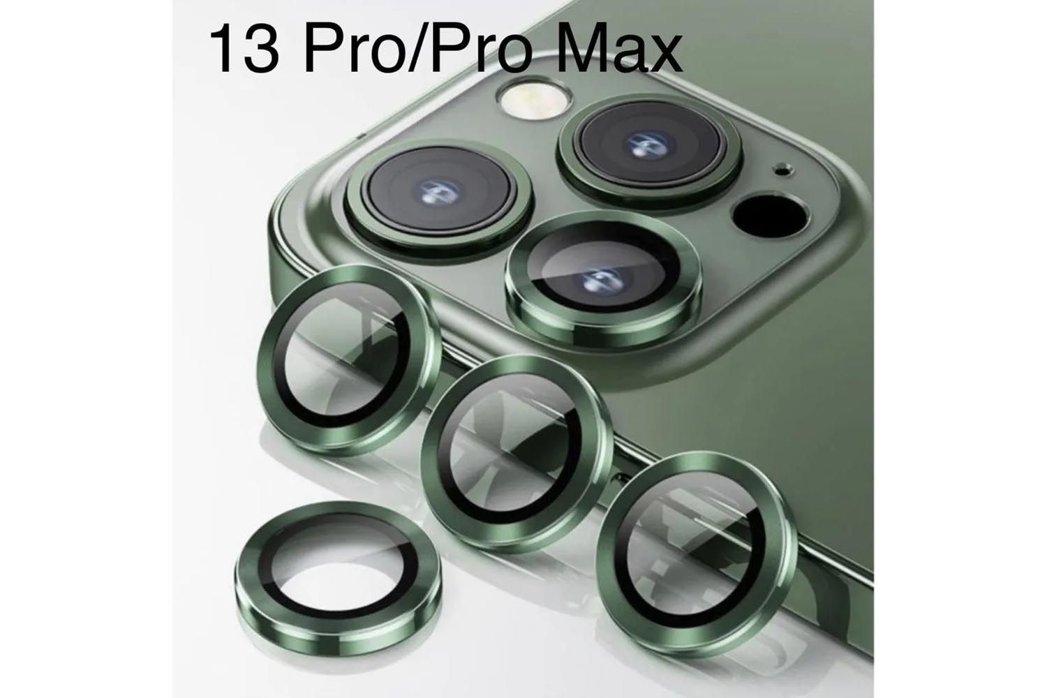 Защитные линзы для камеры Apple iPhone 13 Pro, 13 Pro Max (зеленый)