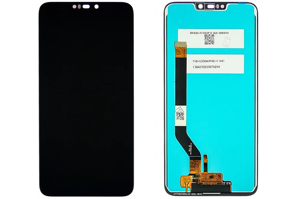 Дисплей Huawei Honor 8C в сборе с сенсором Ориг (черный)