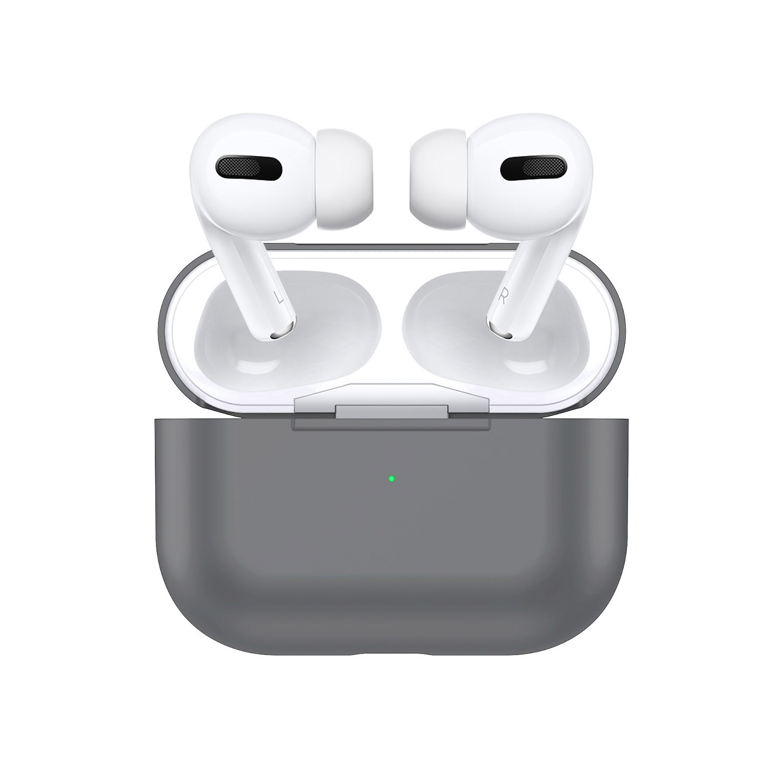 Чехол силиконовый для Airpods Pro 2 (темно-серый)