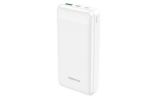 Внешний аккумулятор BOROFONE BJ19A USB Type-C QC 3.0 20000mAh, Power Bank (белый)