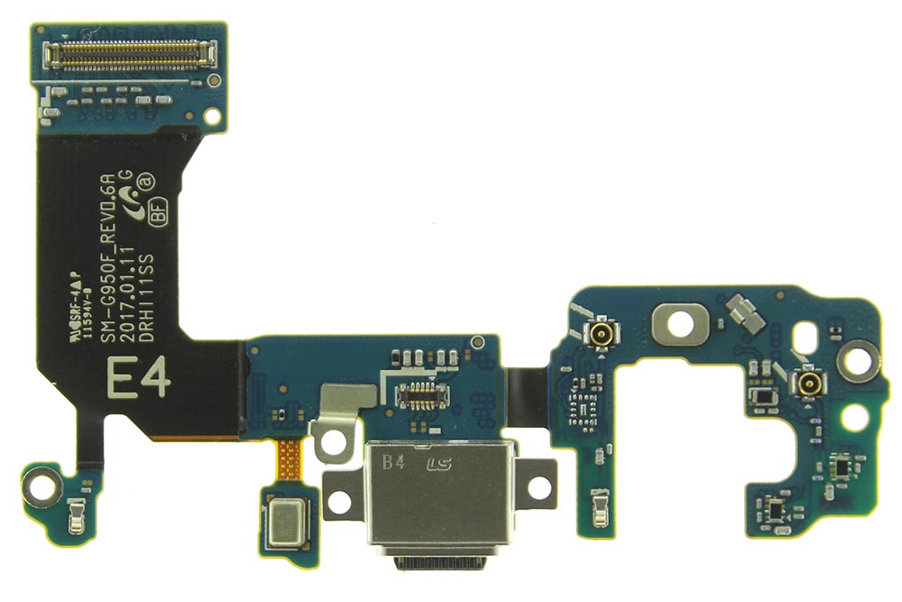 Шлейф Samsung Galaxy S8 G950FD с разъемом зарядки и микрофоном