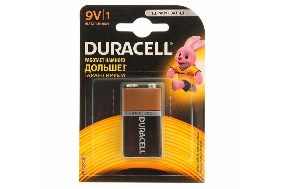 Элемент питания Duracell 6LR61 крона BL1