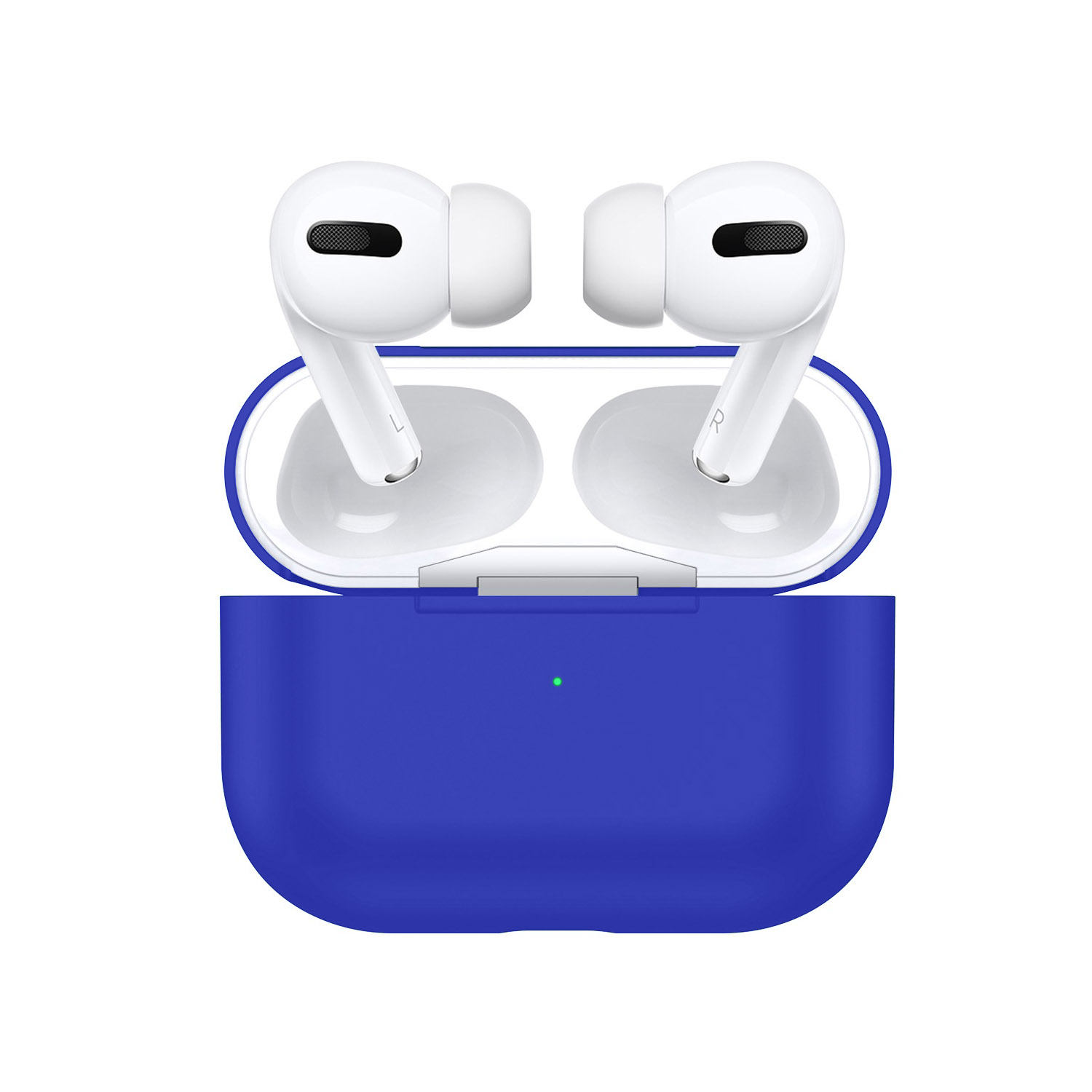 Чехол силиконовый для Airpods Pro 2 (ярко - синий)