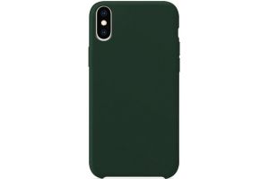 Чехол силиконовый для Apple iPhone X, XS (зеленый)