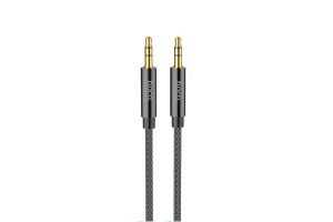 Кабель AUX 3.5mm HOCO UPA19 audio cable, 1 метр (черный)