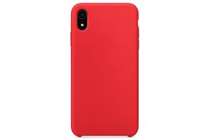 Чехол силиконовый для Apple iPhone Xr (красный)