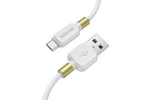 Кабель USB - MicroUSB BOROFONE BX59 Defender 2.4А, 1 м (белый)