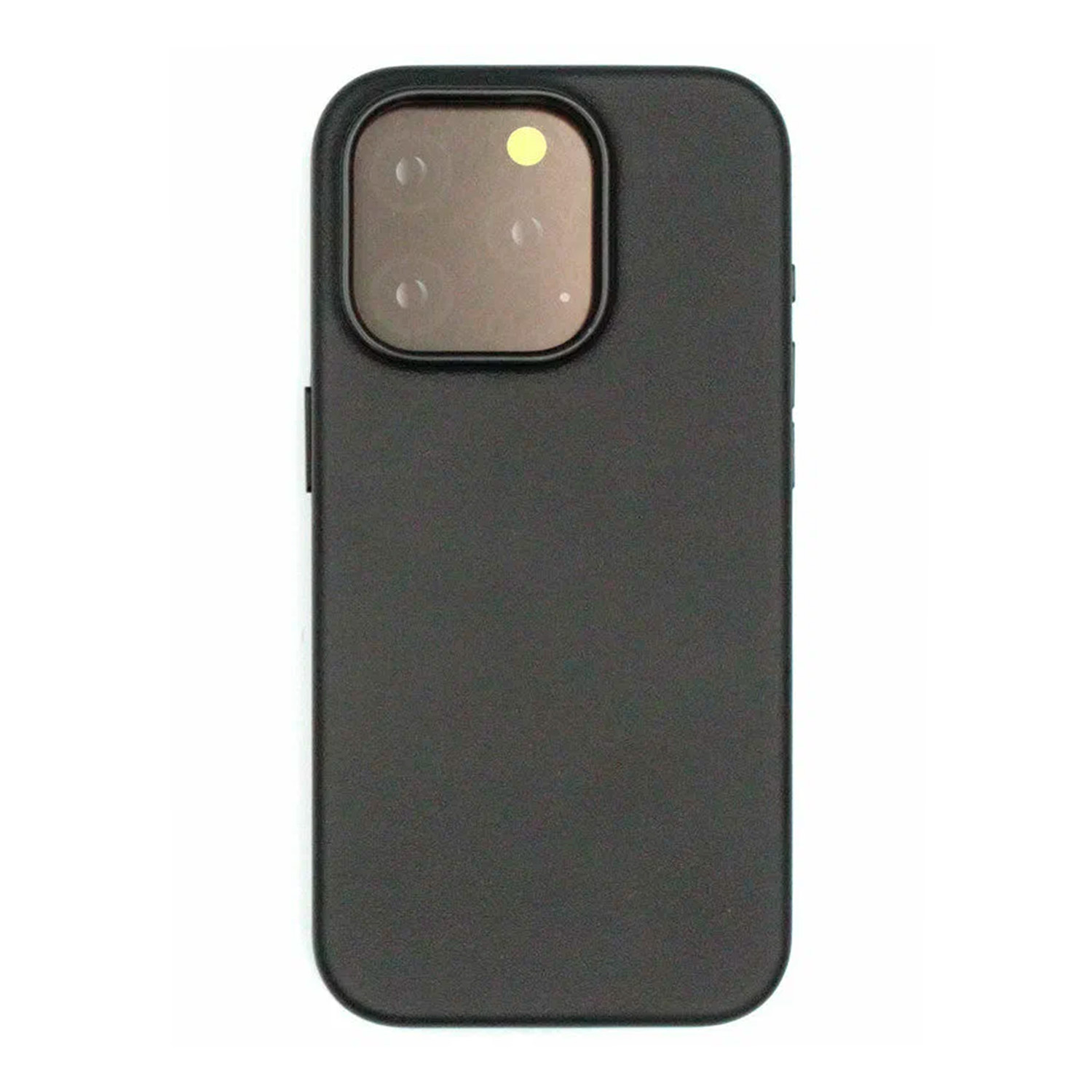 Кожаный чехол для Apple iPhone 15 Pro с MagSafe (черный)