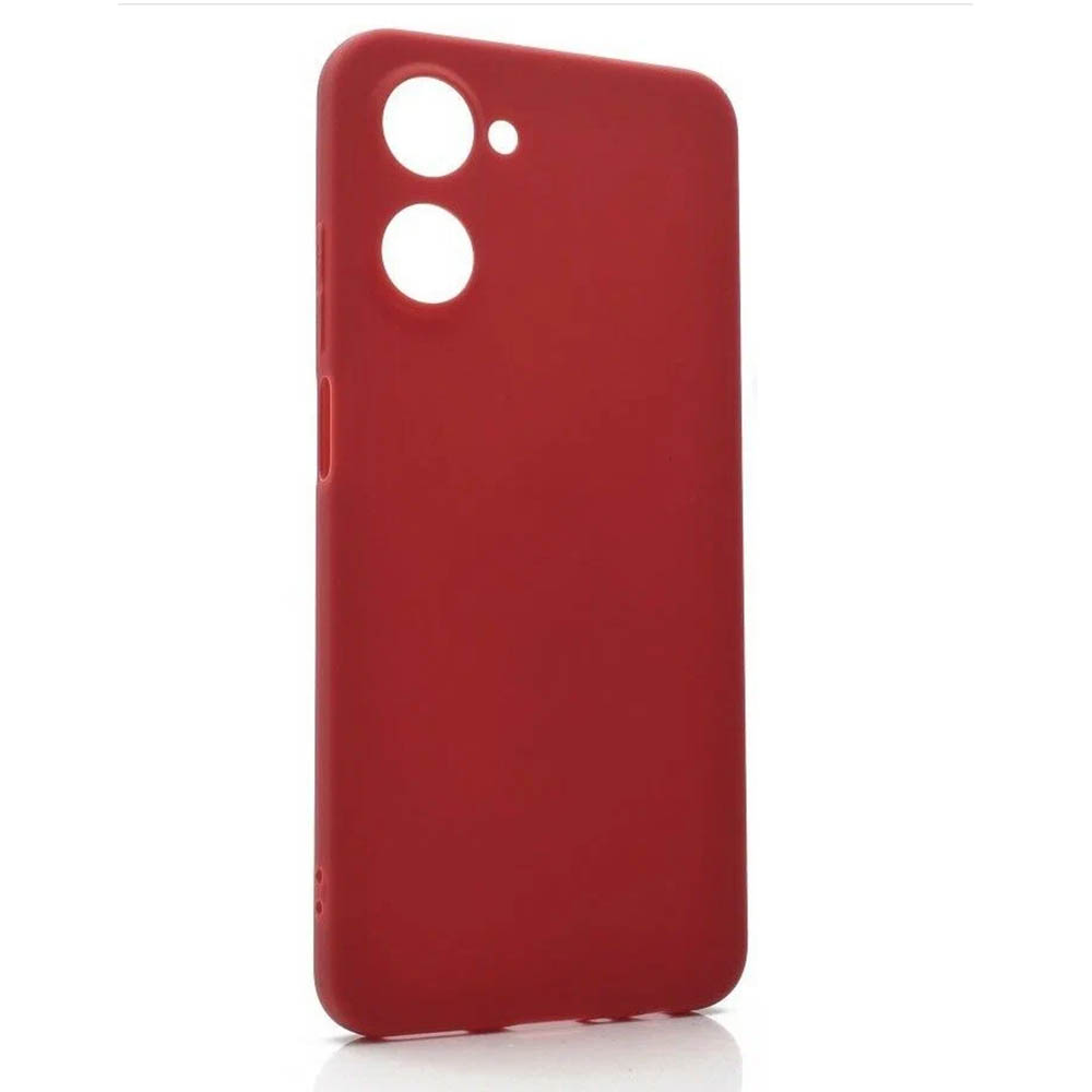 Силиконовый чехол FASHION CASE Realme 10 Pro (красный)