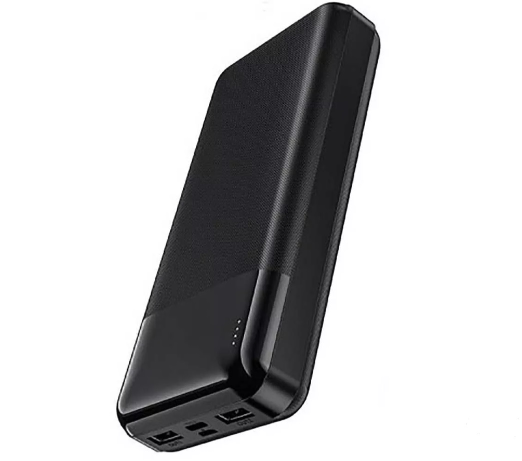 Внешний аккумулятор Power Bank HOCO J72A Easy travel 20000mAh 2USB выхода, Type-C, MicroUsb (черный)