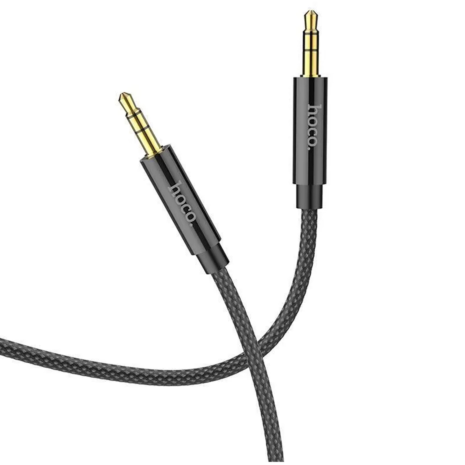 AUX Кабель 3.5mm HOCO UPA19 audio cable, 2 метра (чёрный)
