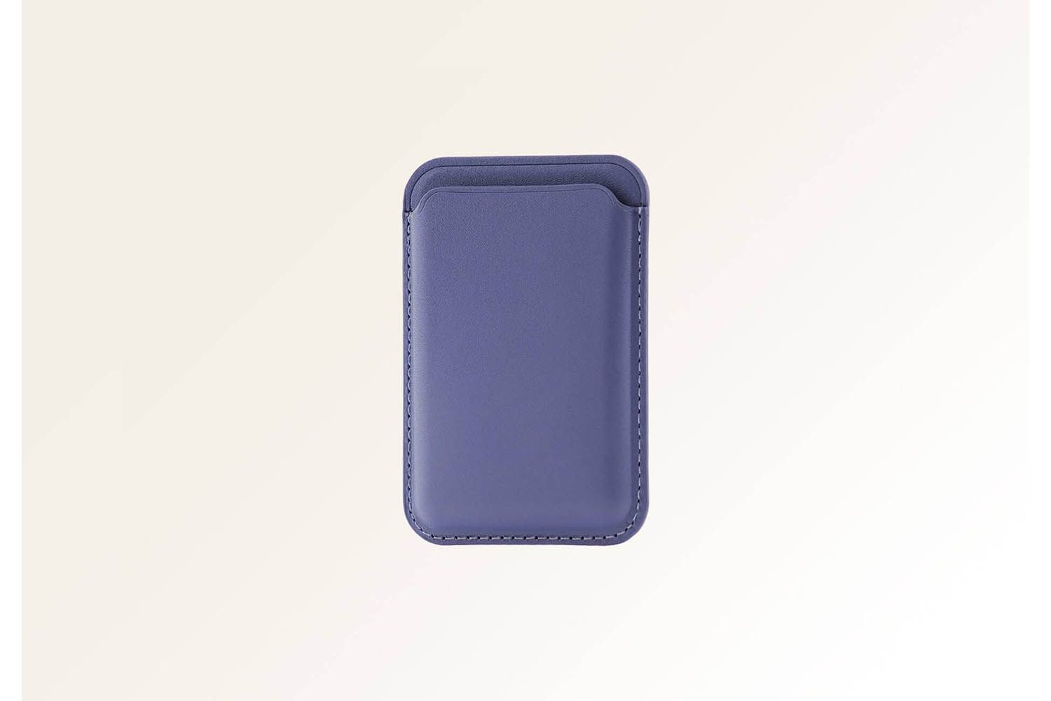 Кожаный Карт Холдер c Magsafe для Apple iPhone (лавандовый)