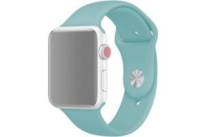 Ремешок силиконовый Apple Watch 38mm, 40mm (бирюзовый)