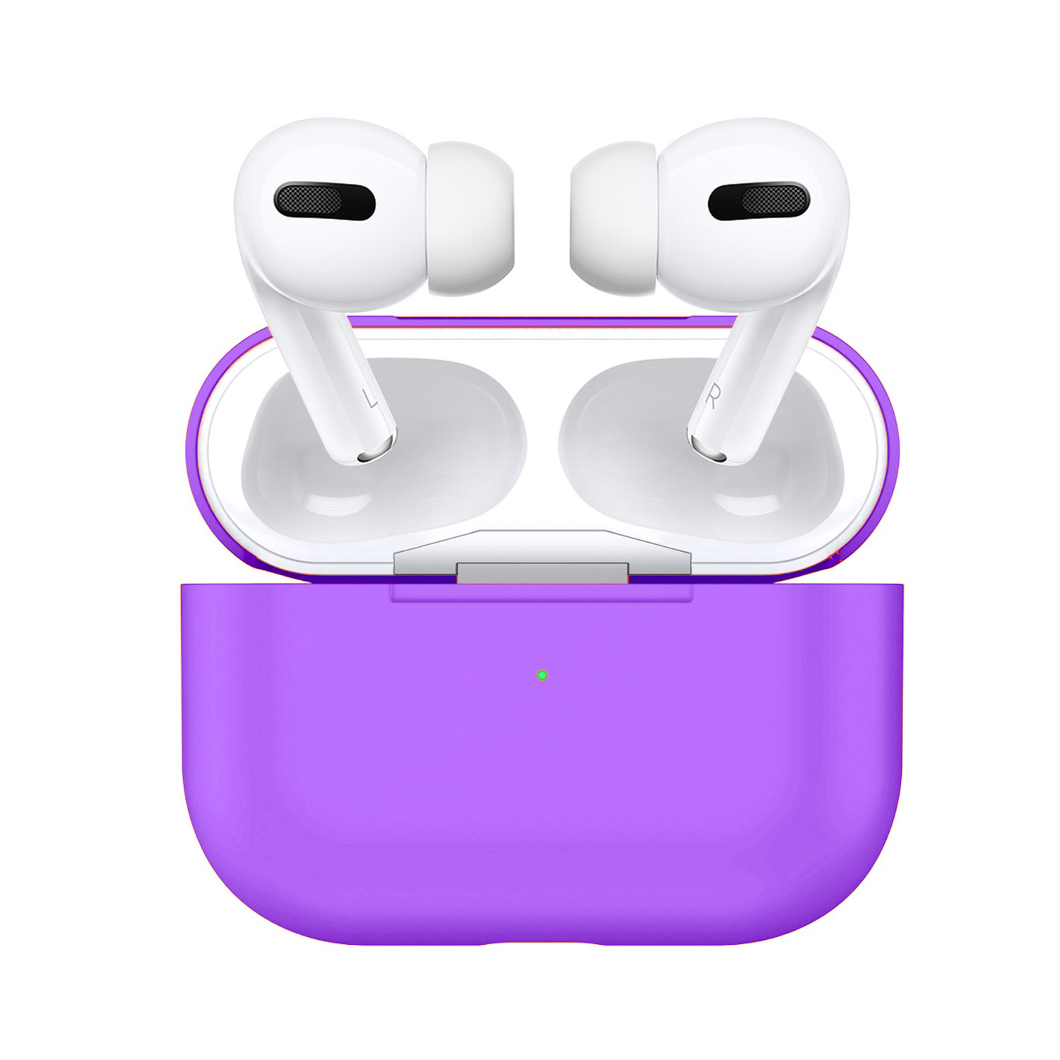 Чехол силиконовый для Airpods Pro 2 (ярко - фиолетовый)