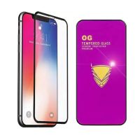 Противоударное стекло OG Tempered Glass для дисплея Apple iPhone X, Xs, 11 Pro 9H тех.уп. (черный)