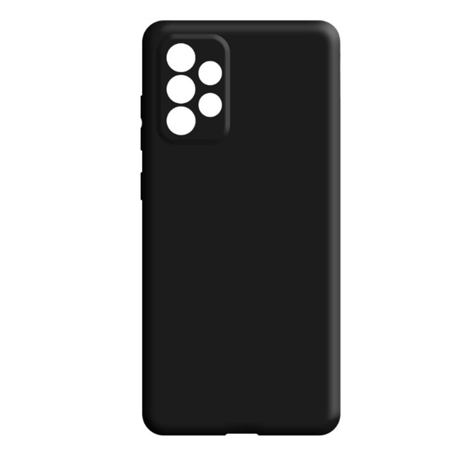 Силиконовый чехол FASHION CASE Samsung Galaxy A72 (черный)