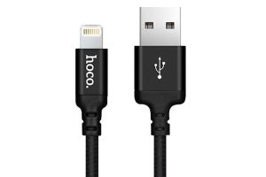 Кабель USB - Lightning HOCO X14, 1м (красный-черный)