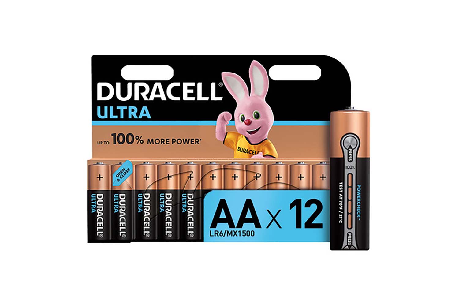 Элемент питания DURACELL LR6 AA BL12 ULTRA POWER