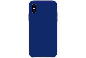 Чехол силиконовый для Apple iPhone X, Apple iPhone Xs Midnight Blue (тёмно-синий)