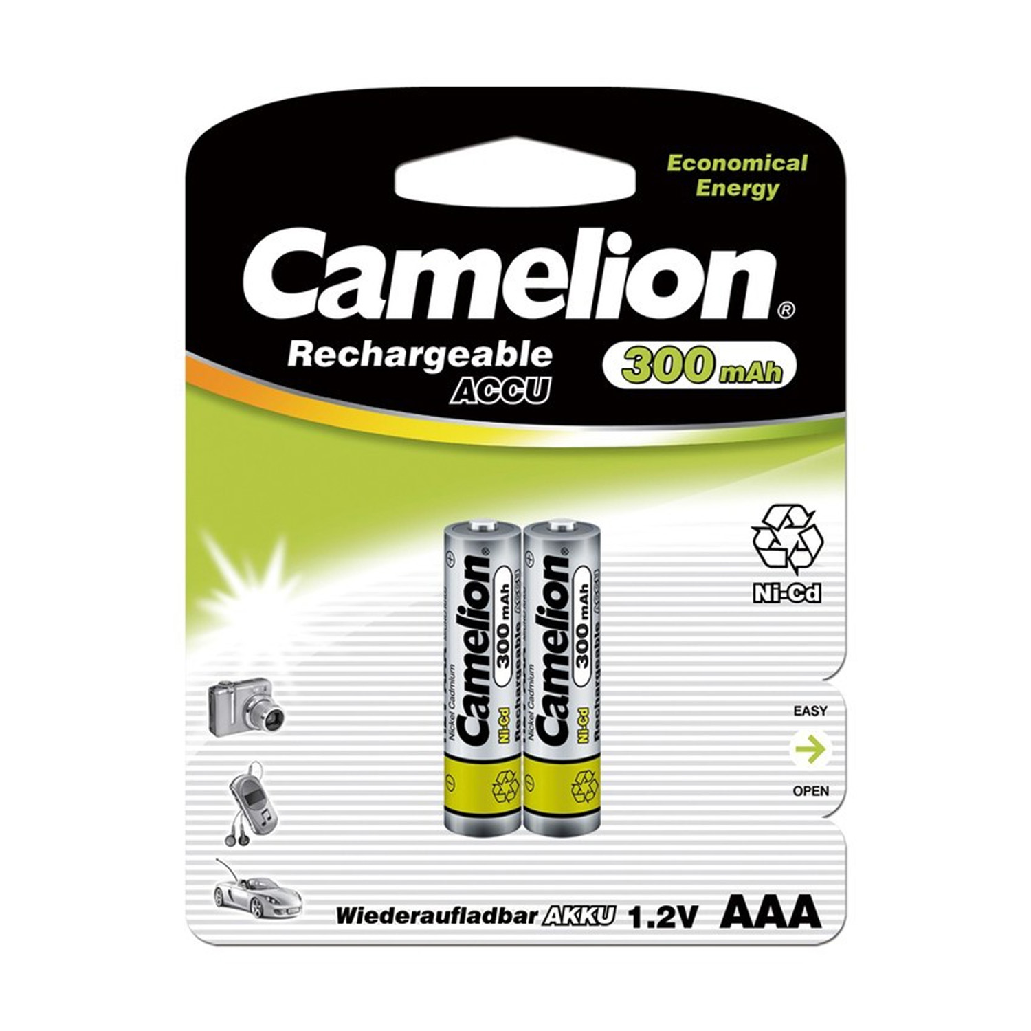 Элемент питания CAMELION R03 300 mAh (цена за 1 элемент)