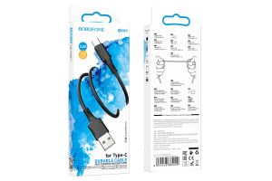 Кабель USB - Type-C BOROFONE BX80 (черный)