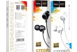 Гарнитура 3.5mm HOCO M60 Perfect sound universal earphones with mic (черный)