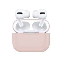 Чехол силиконовый для Airpods Pro 2 (нежно-розовый)