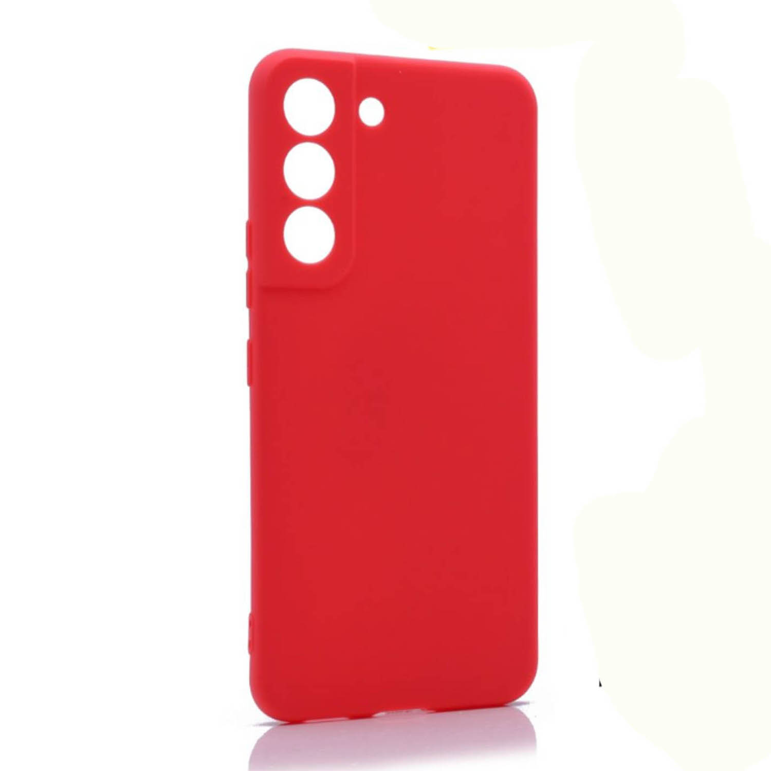 Силиконовый чехол FASHION CASE Samsung Galaxy S22 (красный)