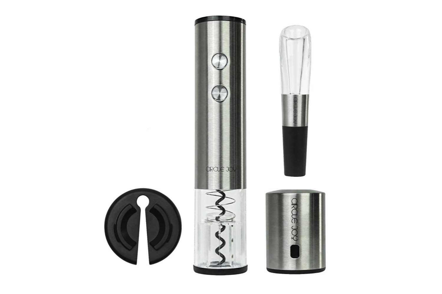 Электрический штопор набор 4 в 1 Xiaomi Circle Joy Round Stainless Steel Electric Wine Opener (CJ-TZ