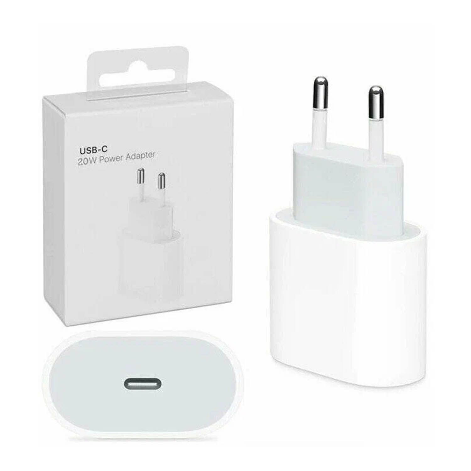 Сетевое зарядное устройство Apple iPhone 11 Type-C 12W в упаковке (белый)