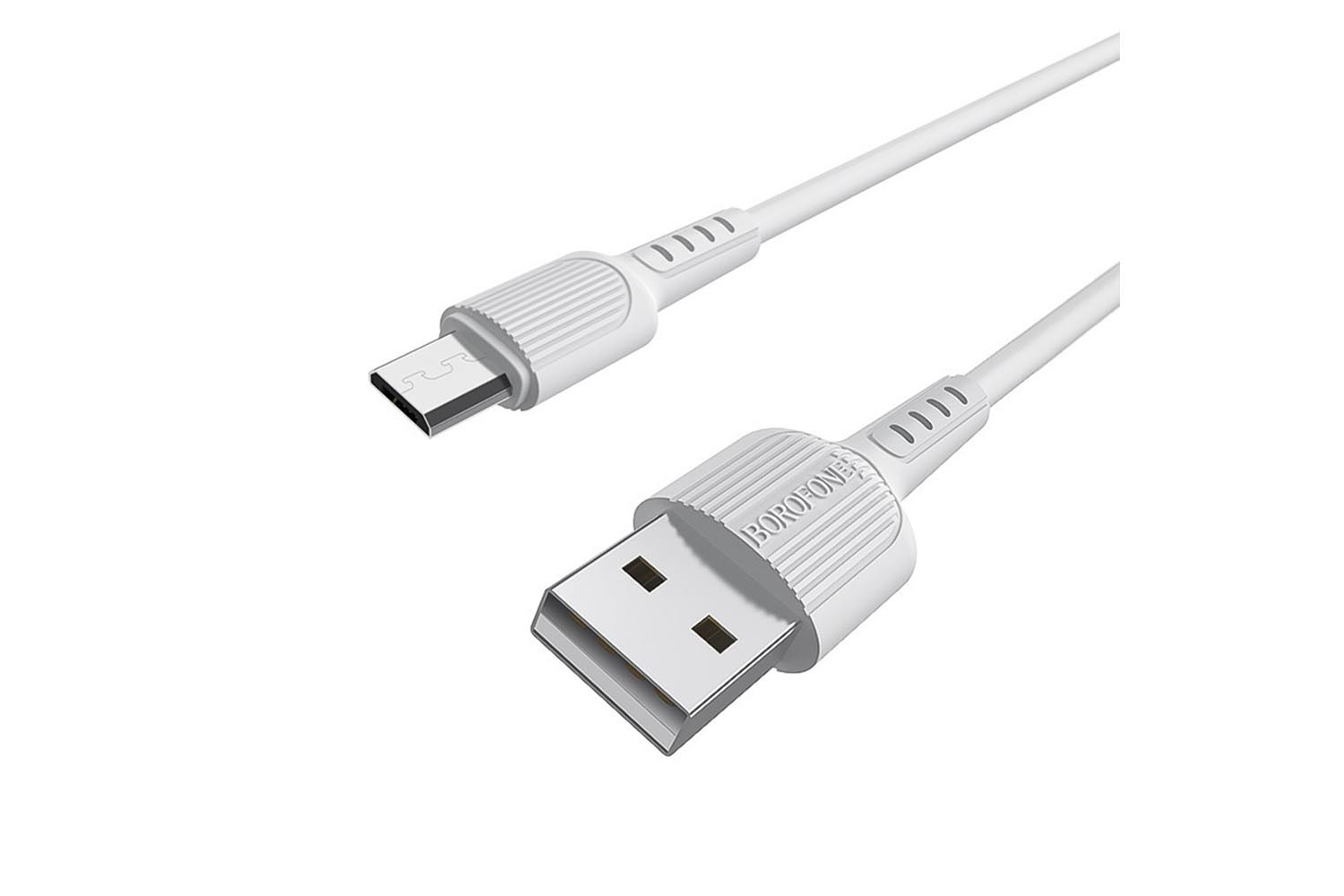 Кабель USB - MicroUSB BOROFONE BX16 Easy charging (белый)