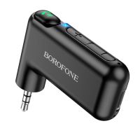 Адаптер Bluetooth-AUX Borofone BC35 Magic music car (AUX ресивер) (черный)