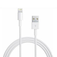 Кабель USB - Lightning Apple iPhone 5, Apple iPad Mini, Apple iPad 4, 1м (белый)