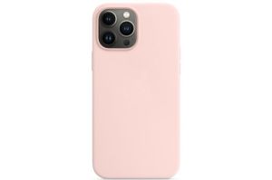 Чехол силиконовый для Apple iPhone 13 Pro (пудровый)