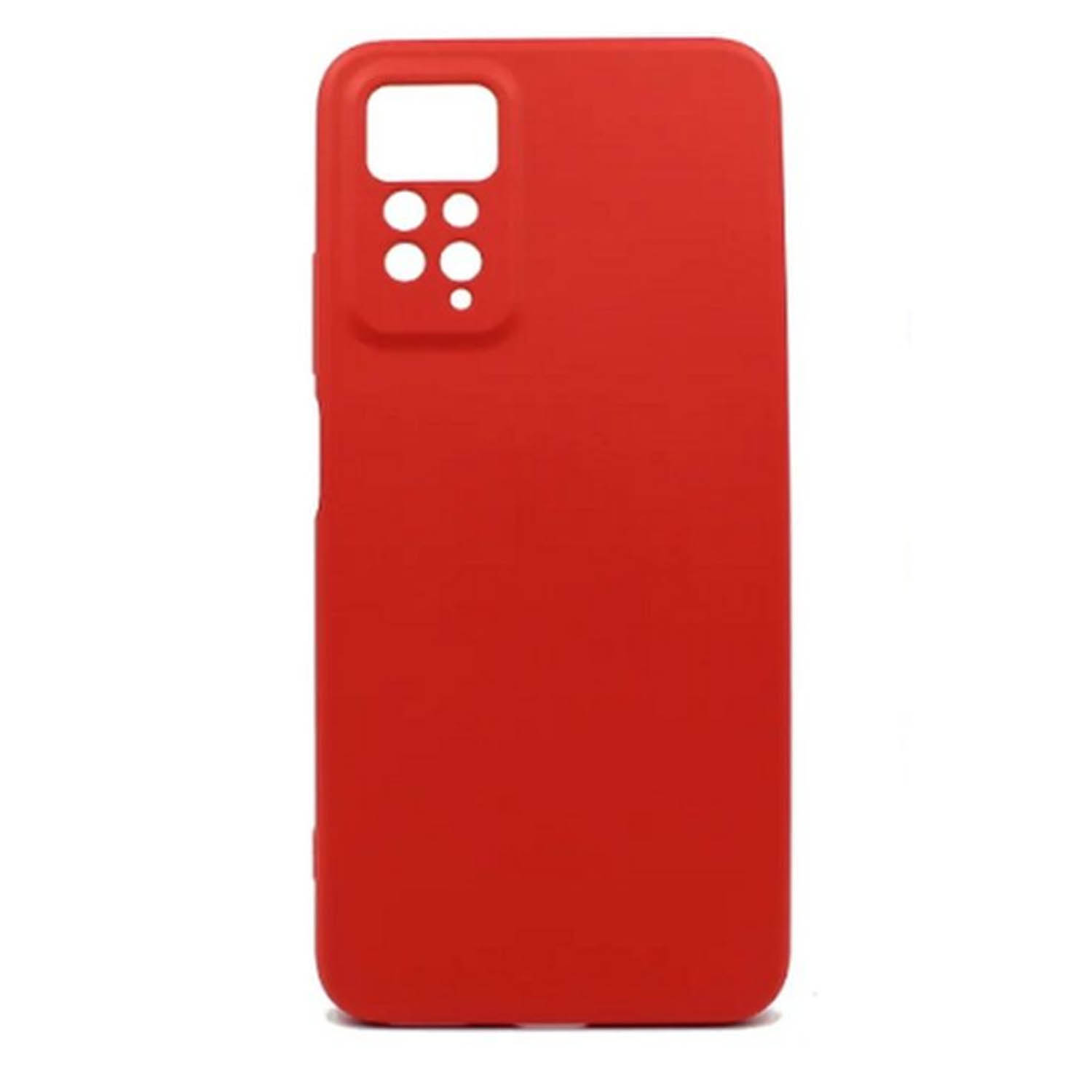 Силиконовый чехол FASHION CASE Xiaomi Redmi Note 11 Pro (красный)