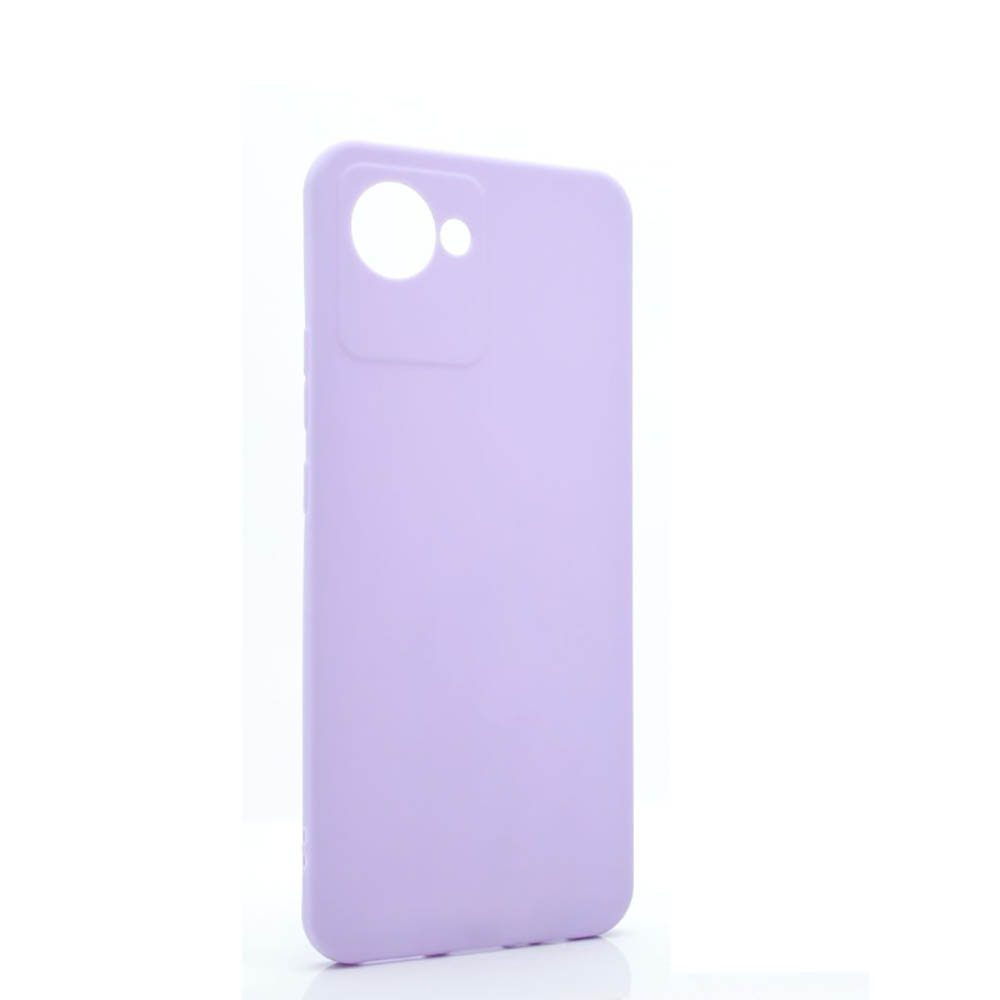 Силиконовый чехол FASHION CASE Realme C30 (сиреневый)