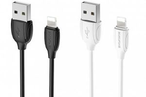 Кабель USB - Lightning BOROFONE BX19 Benefit, 1м (черный)