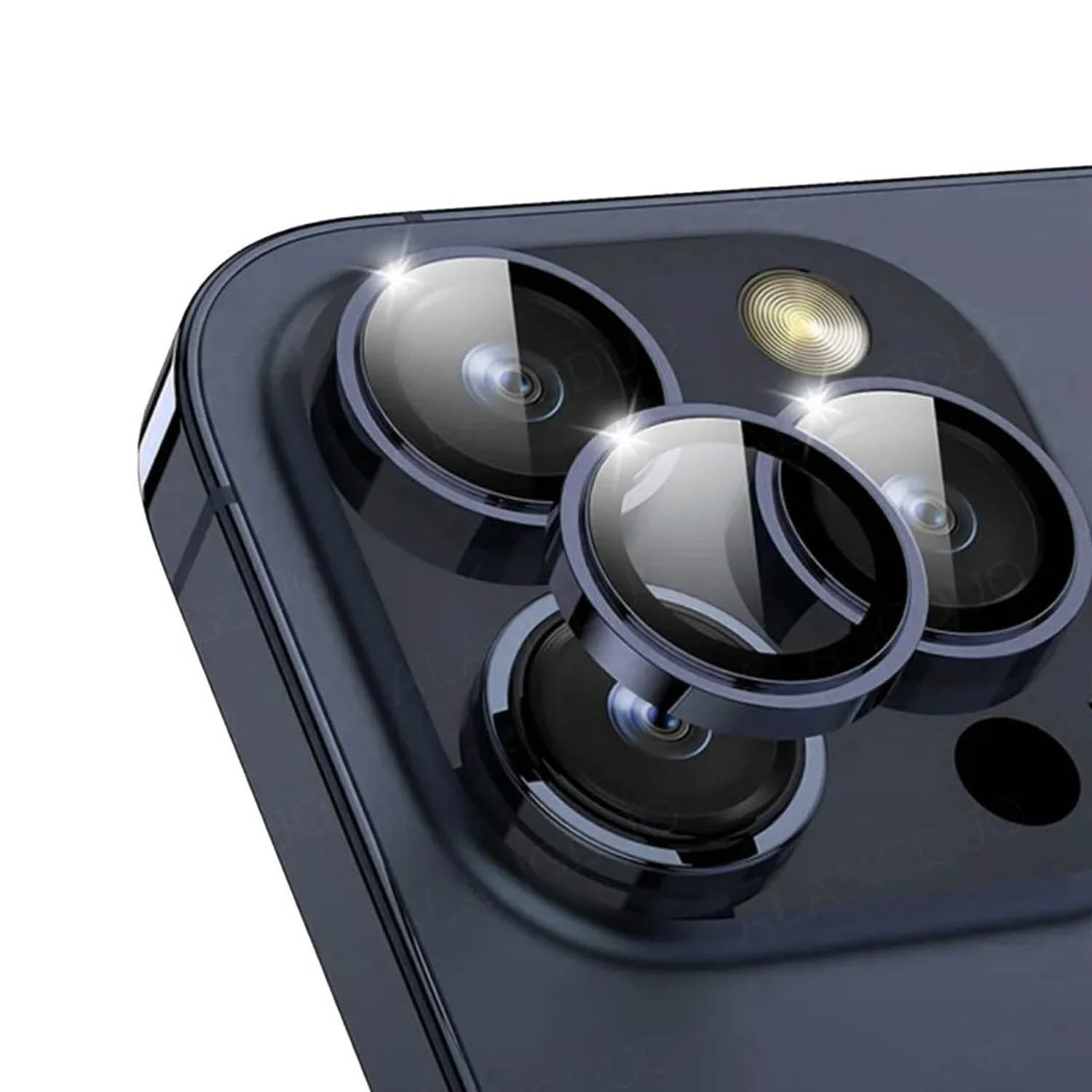 Защитные линзы для камеры Apple iPhone 15 Pro, iPhone 15 Pro Max (синий) 