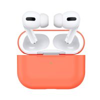 Чехол силиконовый для Airpods Pro 2 (персиковый)