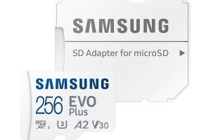 Карта памяти MicroSDXC  256GB  Samsung Class 10 Evo Plus U1 (R/W 130 MB/s) + SD адаптер