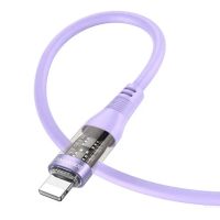 Кабель Type-C - Lightning BOROFONE BU37, 20W, 1.2м (фиолетовый)