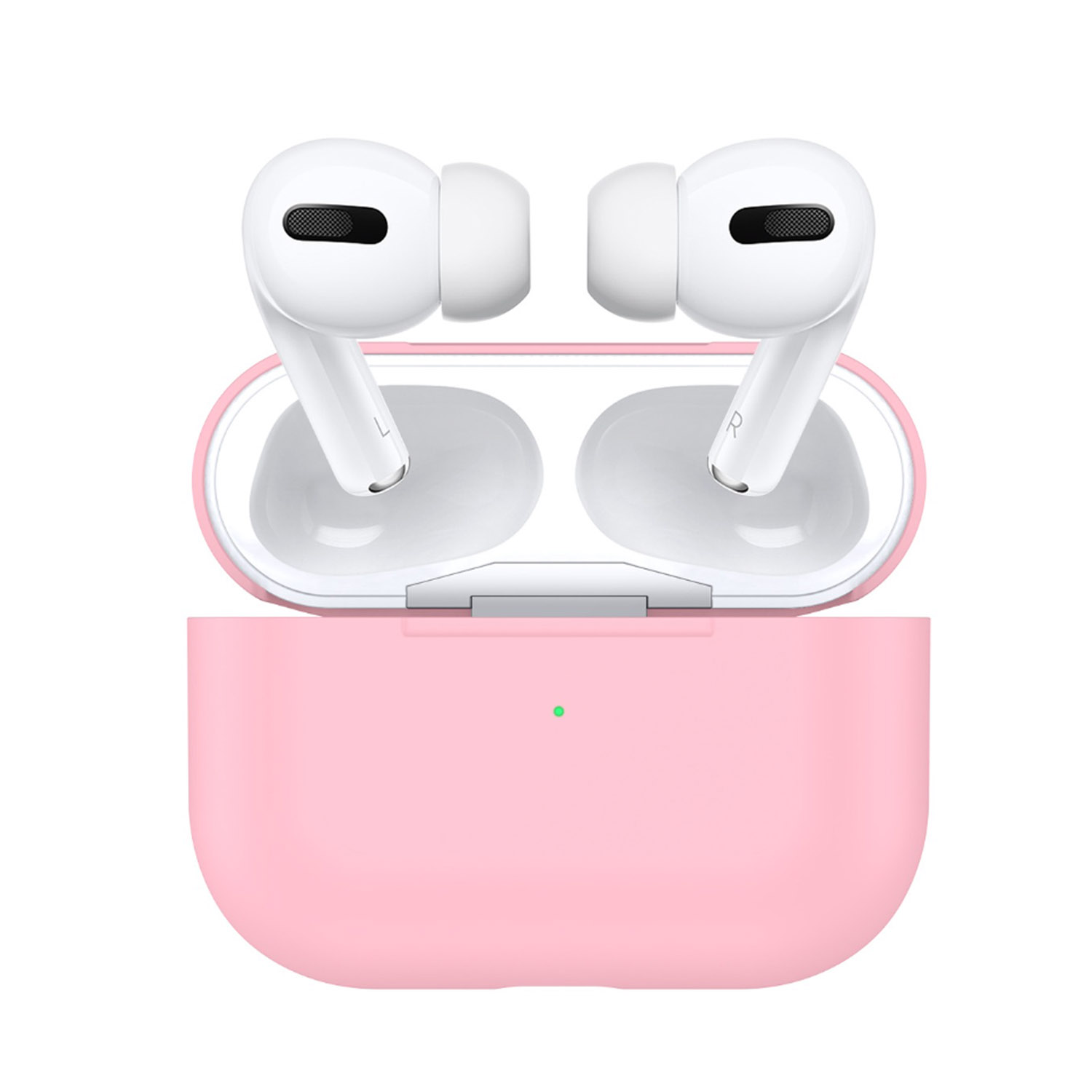 Чехол силиконовый для Airpods Pro 2 (ярко - розовый)